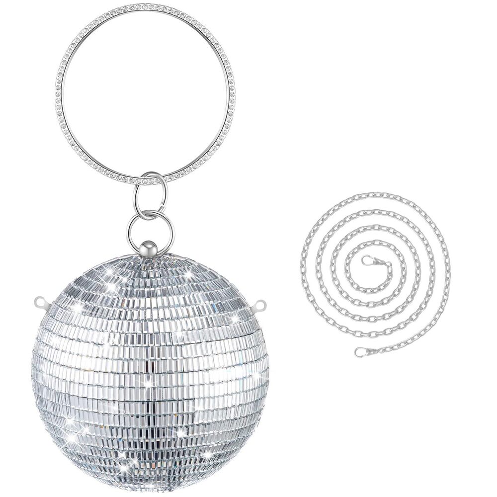 1421 Disco Ball Purses Radio Purses New Year Crystal Party Evening Clutch